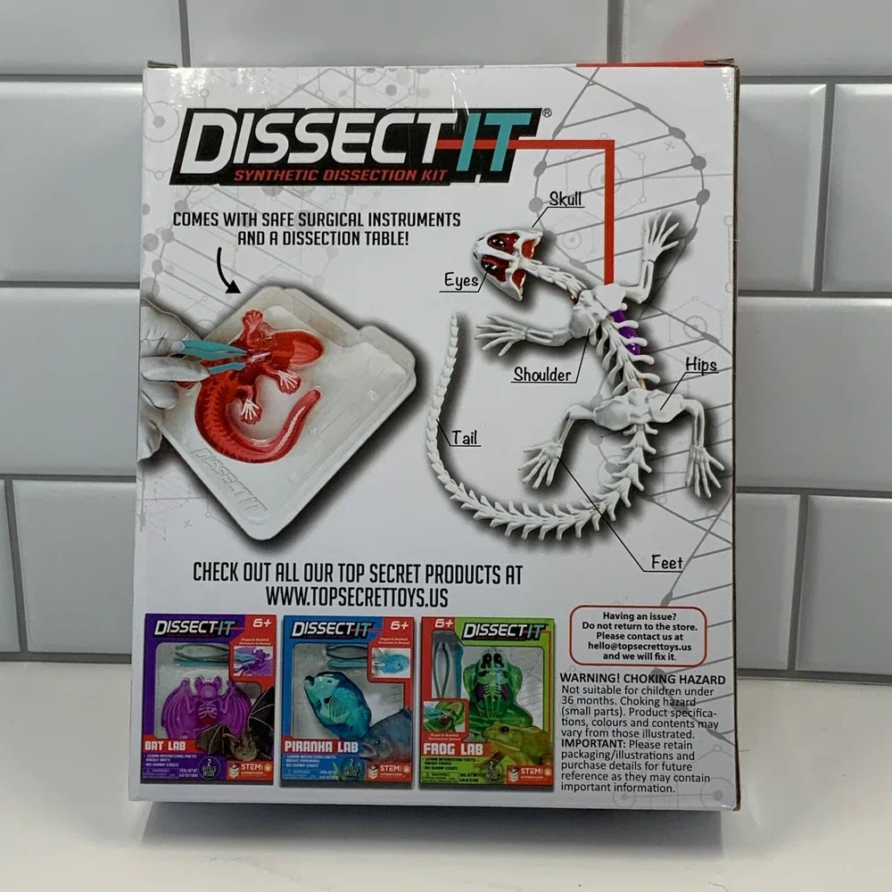 Dissect-It Synthetic Dissection Kit Salamander Lab STEM Toy New 1067-9906